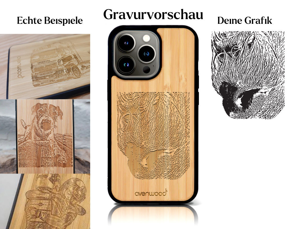 INDIVIDUEL iPhone 15 bambou plastique